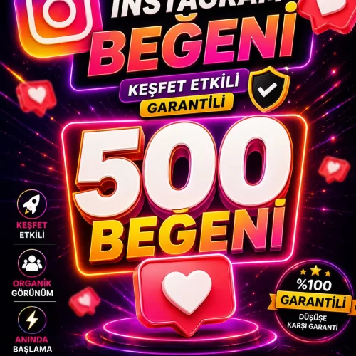  Instagram 500 beğeni